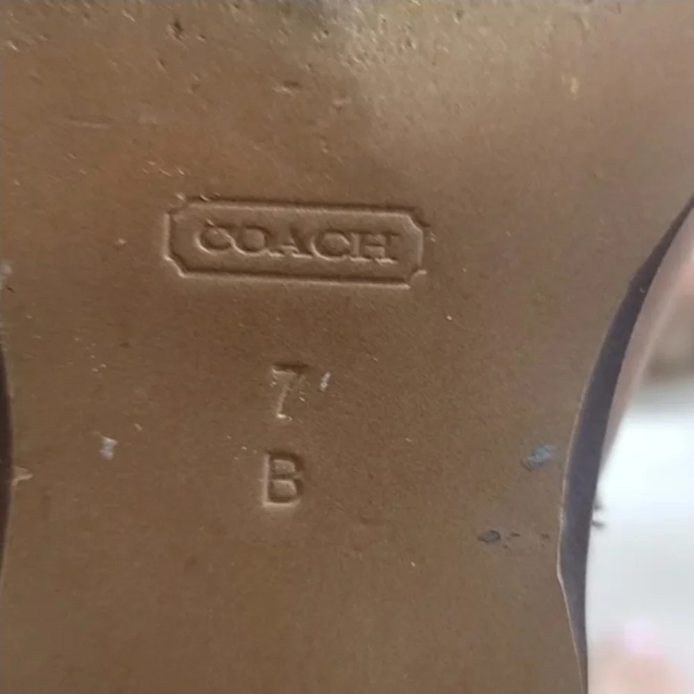 Coach Monique Flat Belted Riding Boots Women’s 7B Brown Cinnamon - Picture 10 of 10